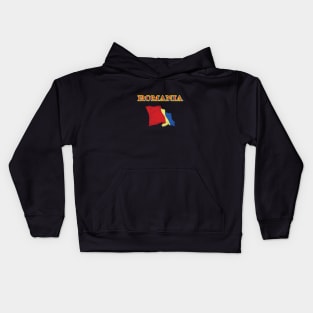 Romania flag Kids Hoodie